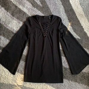 Black Bell Sleeve Dress (NEVER WORN)